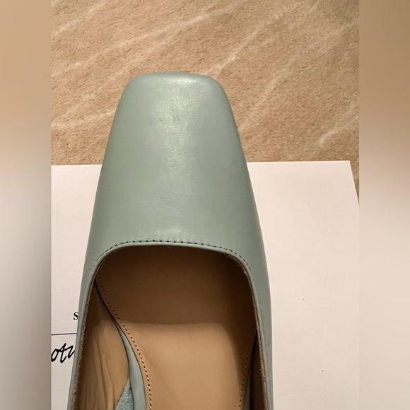 NWT & Other Stories Square Toe Kitten Heel Mules Sz 6.5/ EU 36 - Picture 9 of 12